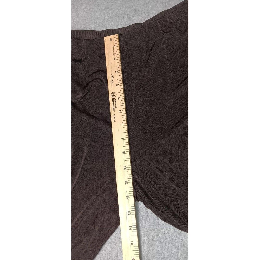 Chicos Travelers Slinky Pants Womens Size 1 Chocolate Brown Travelers Collection - Picture 7 of 10